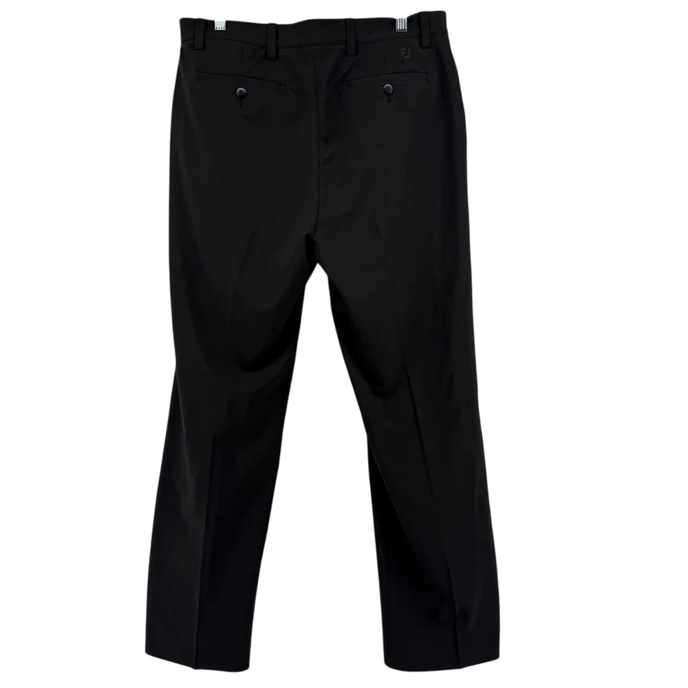 FootJoy FJ Mens Black Tour Golf Dress Pants Stretch‎ 35x32 Performance Comfort